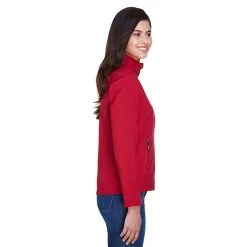 Core 365 Ladies' Cruise Two-Layer Fleece Bonded Soft Shell Jacket -American Apparel Outlet Store AC78184@2