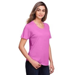Core 365 Ladies' Fusion ChromaSoft™ Performance T-Shirt 8 Core 365 Ladies' Fusion ChromaSoft™ Performance T-Shirt -American Apparel Outlet Store ACCE111W@3