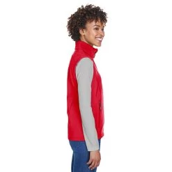 Core 365 Ladies' Cruise Two-Layer Fleece Bonded Soft Shell Vest -American Apparel Outlet Store ACCE701W@2