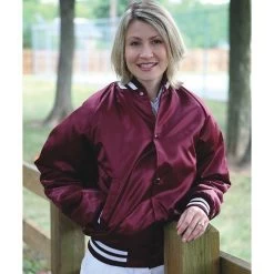 ASW Adult Quilt Lined Satin Award Jacket