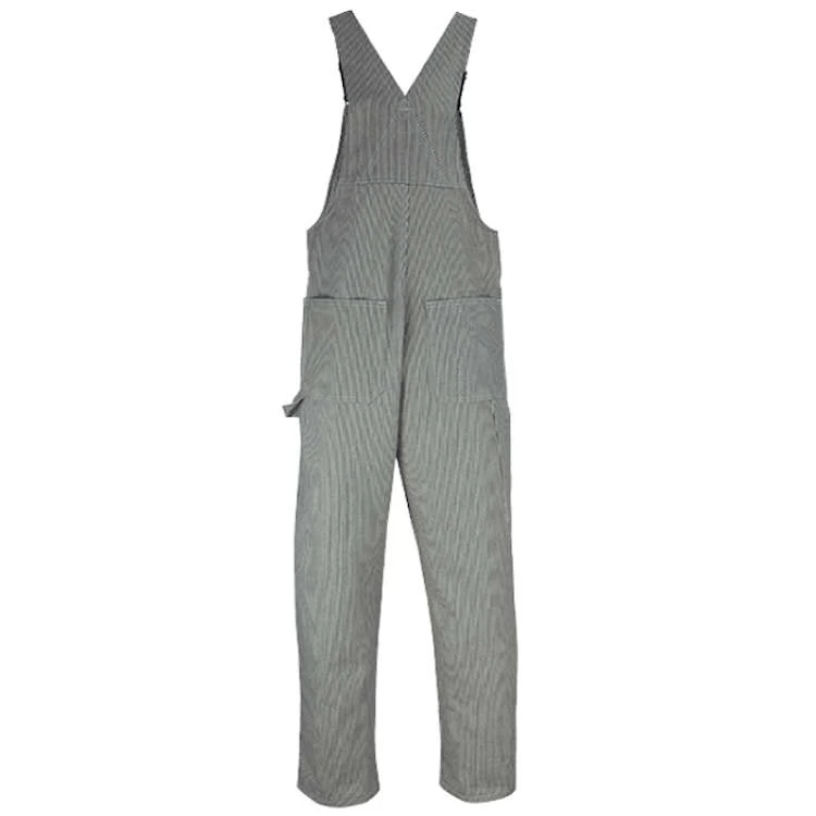 Big Bill Hickory Stripe Bib Overall With Zip Front Closure 2 Big Bill Hickory Stripe Bib Overall With Zip Front Closure - Image 2