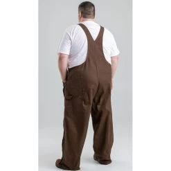 Berne Unlined Washed Zip To Knee Duck Bib Overall -American Apparel Outlet Store BEB1068@2