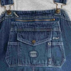 Berne Original Unlined Washed Denim Bib Overall 5 Berne Original Unlined Washed Denim Bib Overall -American Apparel Outlet Store BEB910@2