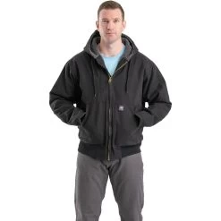 Berne Flex180 Washed Hooded Jacket