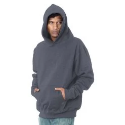 Bayside Super Heavy 16 Oz. Oversized Hooded Pullover Fleece
