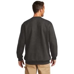 Carhartt Midweight Fleece Crewneck Pullover Sweatshirt -American Apparel Outlet Store CAK124@2