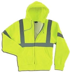 Camber Arctic Thermal Reflective Hooded Zip Sweatshirt W/Tape