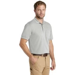 CornerStone® Industrial Snag-Proof Pique Pocket Polo -American Apparel Outlet Store CSCS4020P@4