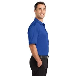 CornerStone® Select Snag-Proof Tipped Pocket Polo -American Apparel Outlet Store CSCS415@3