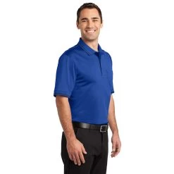CornerStone® Select Snag-Proof Tipped Pocket Polo -American Apparel Outlet Store CSCS415@4