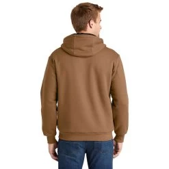 CornerStone® Heavyweight Full-Zip Hooded Sweatshirt With Thermal Lining -American Apparel Outlet Store CSCS620@2