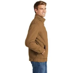 CornerStone® Washed Duck Cloth Flannel-Lined Work Jacket -American Apparel Outlet Store CSCSJ40@3
