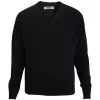 Edwards Unisex V-Neck Acrylic Interlock Long Sleeve Sweater