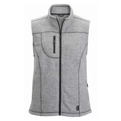 Edwards Ladies' Sweater Knit Fleece Vest With Pockets