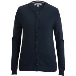 CLEARANCE Edwards Ladies' Crew Neck Cardigan With Drop Tail