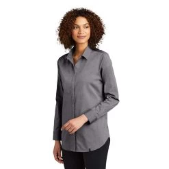 OGIO® Ladies' Long Sleeve Commuter Woven Tunic -American Apparel Outlet Store OGLOG1002@3