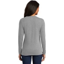 Port & Company® Ladies Long Sleeve Core Cotton Tee -American Apparel Outlet Store PCLPC54LS@3