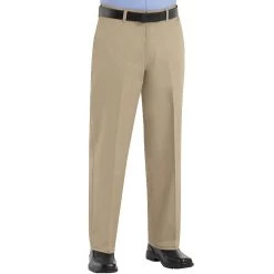 Red Kap Men's Plain Front Cotton Pant