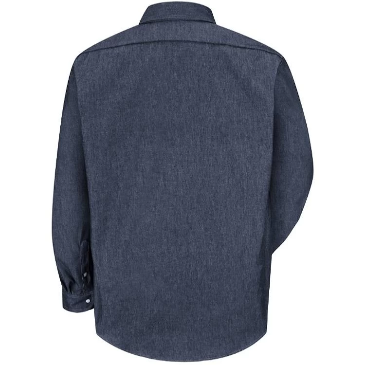 Red Kap Men's Deluxe Denim Long Sleeve Work Shirt 2 Red Kap Men's Deluxe Denim Long Sleeve Work Shirt - Image 2