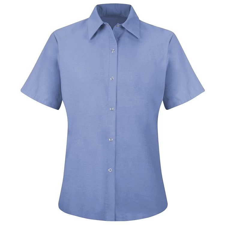 Red Kap Women's Specialized Pocketless Short Sleeve Work Shirt 1 Red Kap Women's Specialized Pocketless Short Sleeve Work Shirt