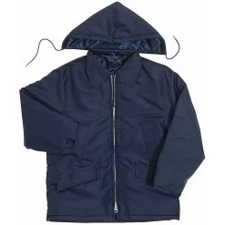 Snap 'n' Wear Poplin Parka With Zip-Off Hood
