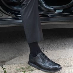 Extra Wide Sock Co Loose Fit Stays Up Mid-Calf Dress Socks - 3 Pack -American Apparel Outlet Store XW200@3