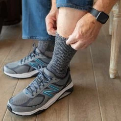 Extra Wide Sock Co Extra Wide Loose Fit Merino Wool Crew Socks - 2 Per Bag 7 Extra Wide Sock Co Extra Wide Loose Fit Merino Wool Crew Socks - 2 Per Bag -American Apparel Outlet Store XW520@2